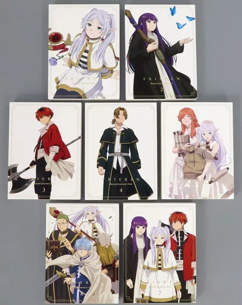 Frieren Anime Blu-ray/DVD Limited Ed. Complete 7-Volume Set by TOHO