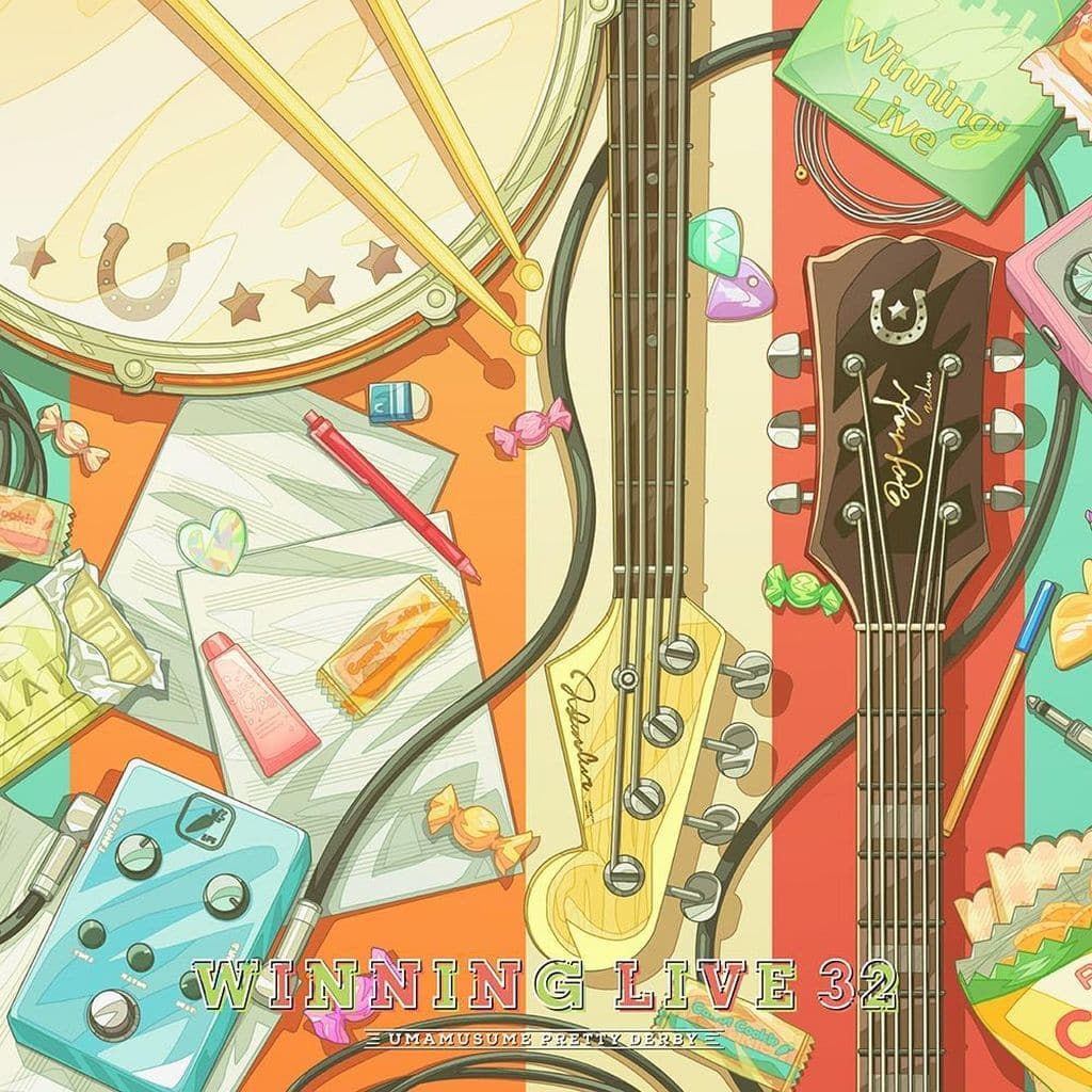 Umamusume Pretty Derby WINNING LIVE 32 — 3-CD First Press Limited Edition (Lantis, Game Music)