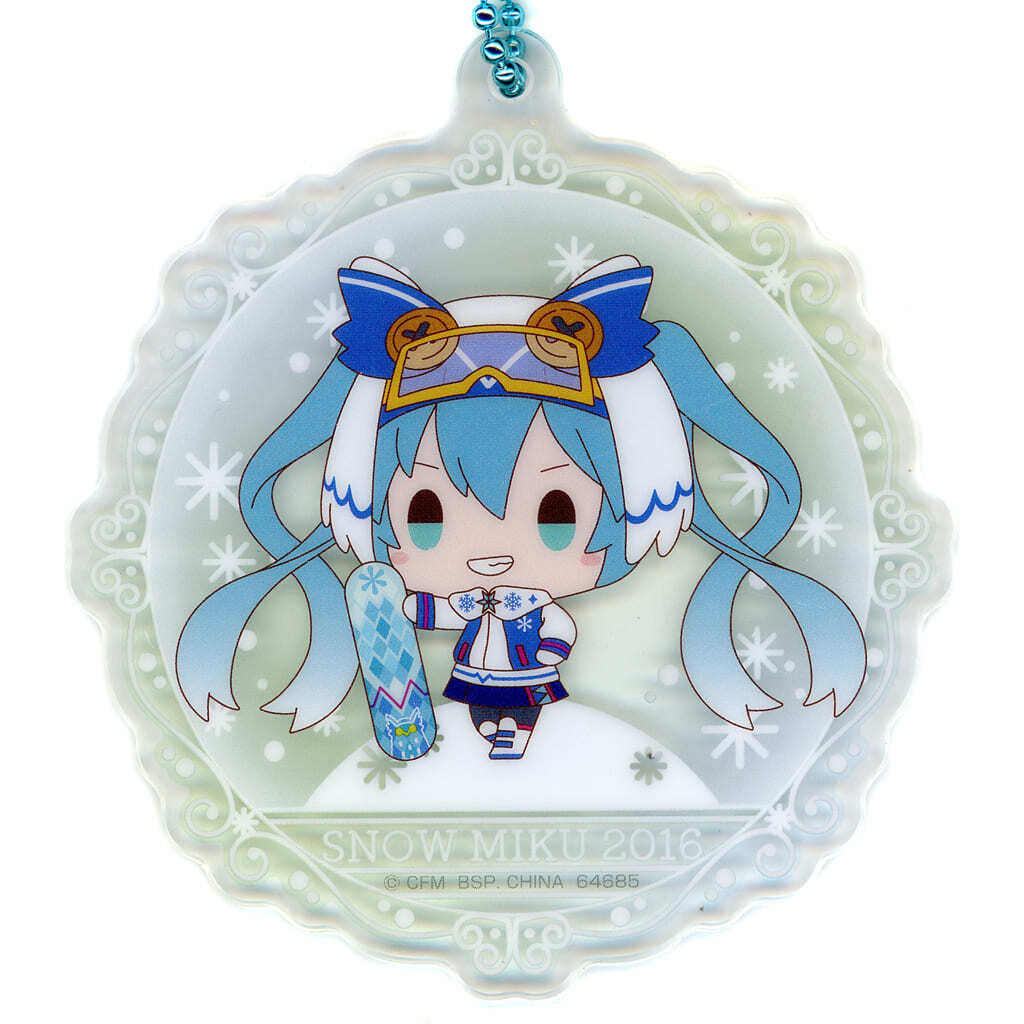 Snow Miku 2016 Snow Miku All Stars Acrylic Charm Chokonokko - Ichiban Kuji Snow Miku ~SNOW MIKU~ Third Season K Prize