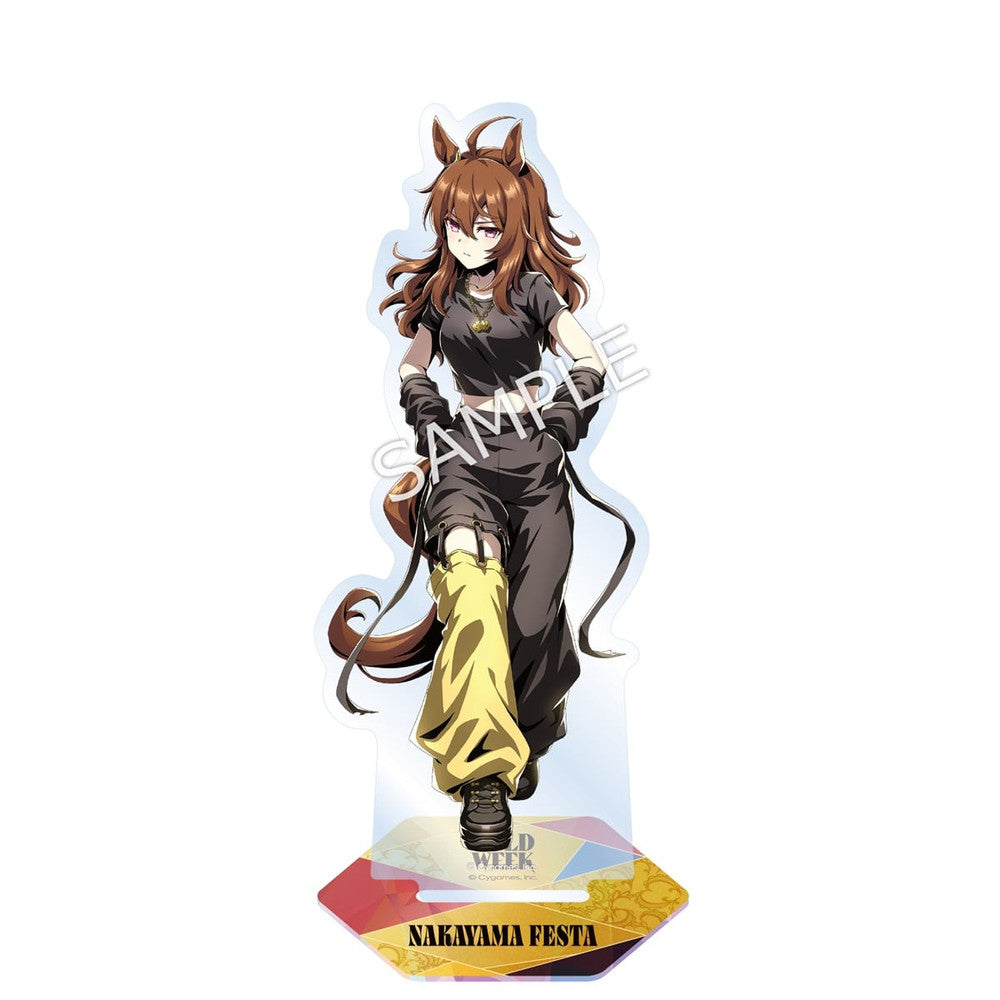 Nakayama Festa Acrylic Stand (GOLD WEEK Ver.) - Umamusume: Pretty Derby Official Cygames Acrylic Stand, 144mm