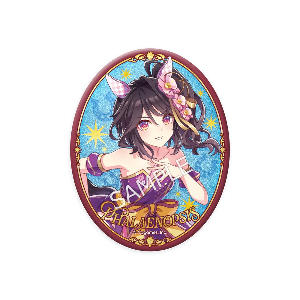 Umamusume Pretty Derby Phalaenopsis Glitter Can Badge - 5.5th Anniversary - Pre-order