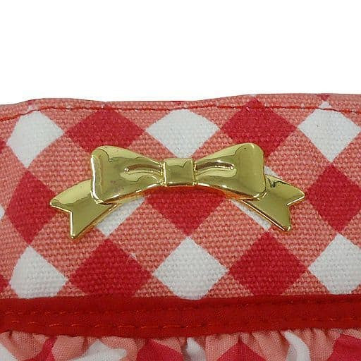 SWIMMER Gingham Deco Tote Bag, Red