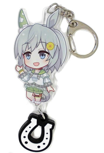 Seiun Sky Acrylic Keychain with Rubber Horseshoe - Umamusume Pretty Derby (Cygames) | Approx 90x50mm - Pre-owned