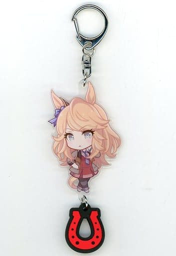 Gold City (Gold City) Rubber Horseshoe Acrylic Keychain - Uma Musume Pretty Derby (Cygames) - ~90×50mm (Pre-owned)