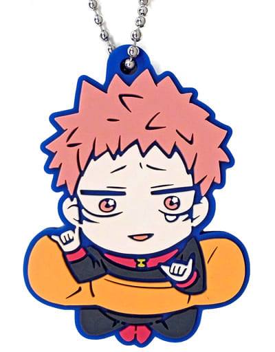 Yuji Itadori Rubber Mascot Keychain - Jujutsu Kaisen Character Banchoukou Rubber Mascot 2 (Capsule Toy, Approx. 5 cm) - Stand Stones