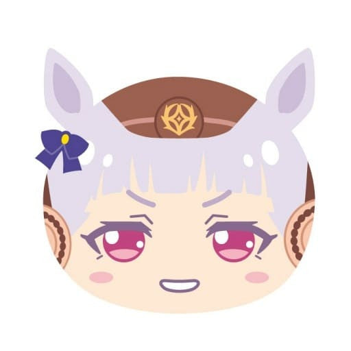 Gold Ship Plushie Mascot - Umamusume Pretty Derby Omanju Niginigi Mascot 2 by Ensky (Approx 5.5cm, Ball Chain)