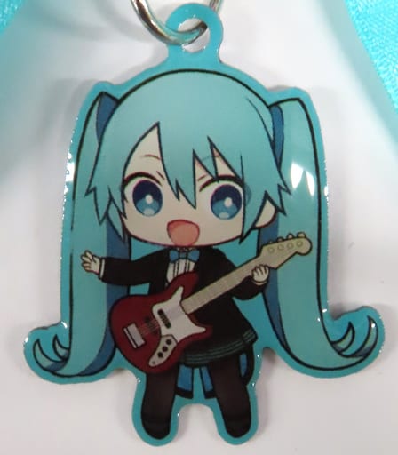 Hatsune Miku Ribbon Bag Charm - Project SEKAI COLORFUL STAGE! Sekai Symphony 2022 Event Goods (Pre-owned, Approx. 80 x 80 mm)