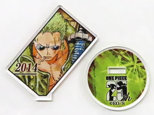 Roronoa Zoro Acrylic Character Collection “ZORO” Acrylic Stand - One Piece (2014) - Shueisha - Approx. 55 mm (Pre-owned)