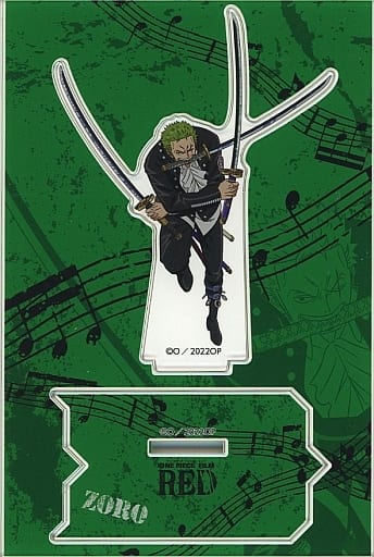 Roronoa Zoro Acrylic Stand - ONE PIECE FILM RED Theater Goods (Approx. 100 x 150 mm) Toei Animation - Pre-owned