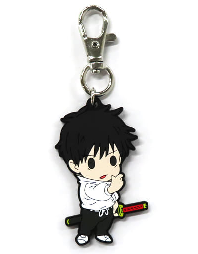 Yuta Okkotsu Rubber Mascot Keychain KAPSEL PUPPE vol.02 - Jujutsu Kaisen 0 (Bandai, Length Approx. 75 mm)