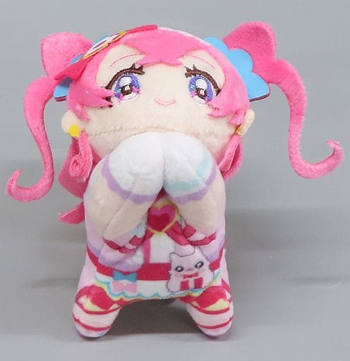 Cure Precious Hug-Chara Collection Keychain Plush - Delicious Party Pretty Cure - Plex - Pre-owned (Length Approx. 90 mm)
