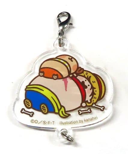 Monkey D. Luffy & Tony Tony Chopper Acrylic Charm - YURUTTO One Piece by Toei Animation - Approx. 4.5 x 4.5 cm (Acrylic Keychain)
