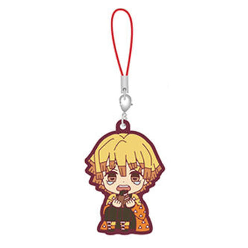 Zenitsu Agatsuma Rubber Mascot Keychain B Prize from Demon Slayer: Kimetsu no Yaiba Asort 2 by Bandai