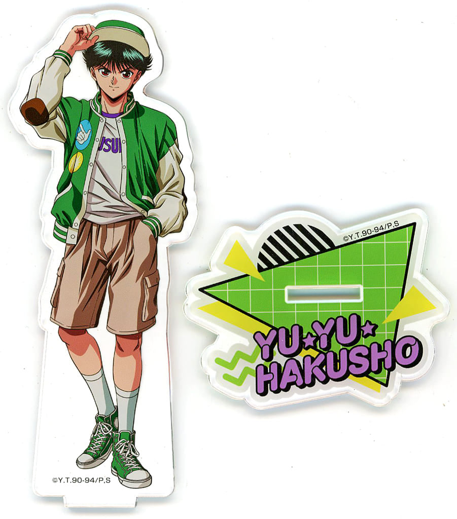 Yusuke Urameshi BIG Acrylic Stand Street Fashion ver. - Yu Yu Hakusho POP UP SHOP (Medicos Entertainment, Approx. 170 mm)