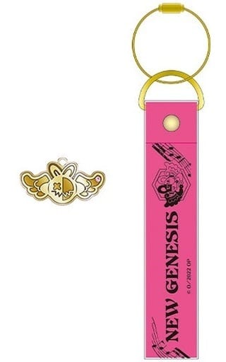 New Genesis - Uta Silver Tape-Style Charm Keychain - One Piece FILM RED (Movic), Approx. 2.5 cm