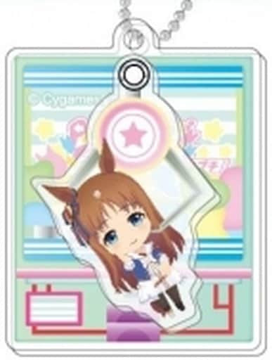 Grass Wonder Acrylic Dangling Keychain (PlaPla Acrylic Keyholder) - Umamusume: Pretty Derby A BOX | Hase·Pro / Bandai - Approx. 60×46×3mm
