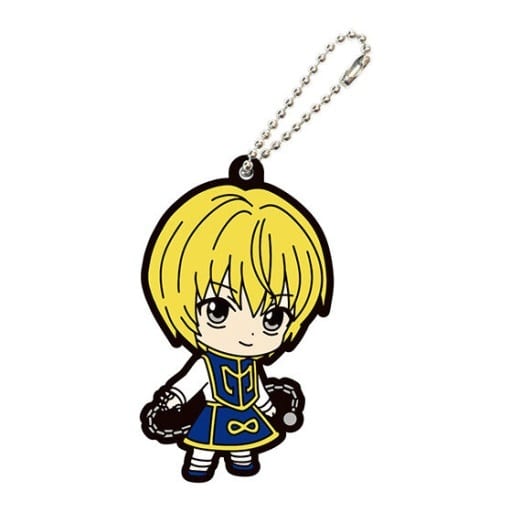 Kurapika Rubber Mascot Keychain from Hunter x Hunter Capsule Rubber Mascot Collection by Bandai, Pre-Owned
