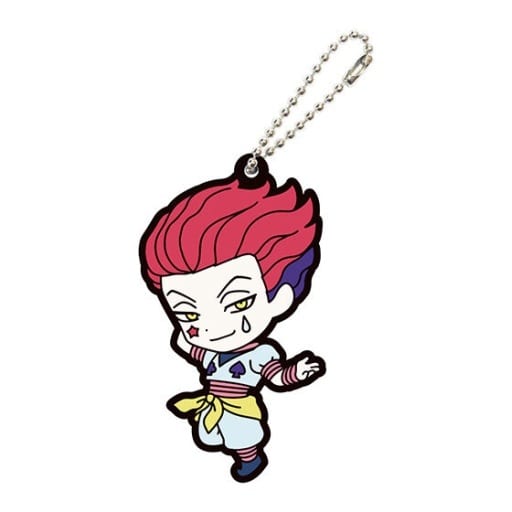 Hisoka Hunter x Hunter Capsule Rubber Mascot Keychain with Ball Chain by Bandai