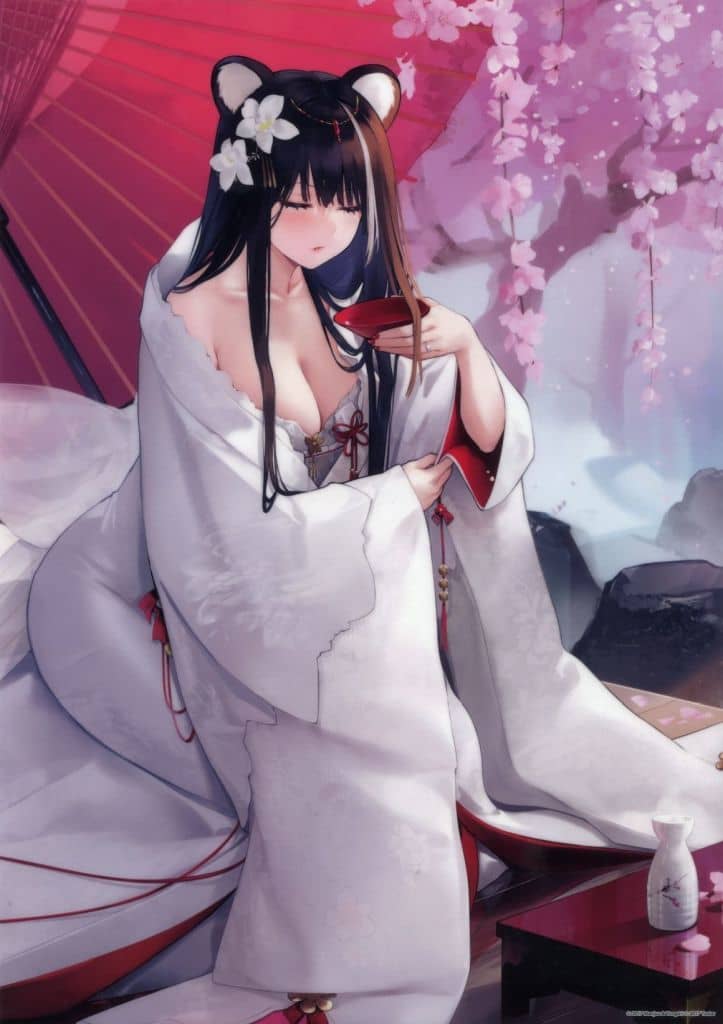 Azur Lane Sweet Night A3 Clear Poster F Prize Item by MAGES. Pre-owned