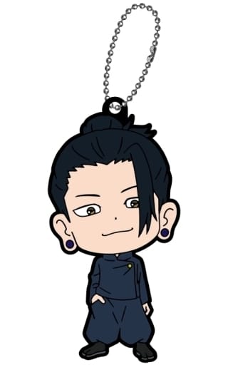 Suguru Geto Rubber Mascot Keychain - Jujutsu Kaisen Season 2: Hidden Inventory / Premature Death (Approx. 49 x 75 mm, XEBEC, Pre-owned)