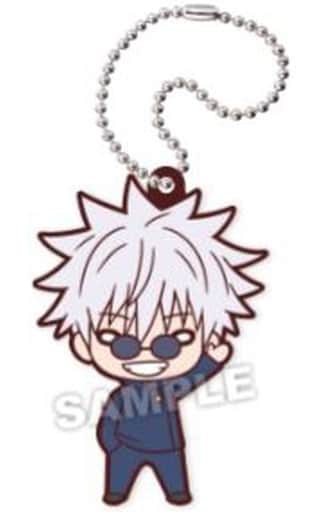 Satoru Gojo Nitotan Rubber Mascot Keychain - Jujutsu Kaisen: Hidden Inventory / Premature Death - Takara Tomy Arts - Approx. 60 mm (Pre-owned)