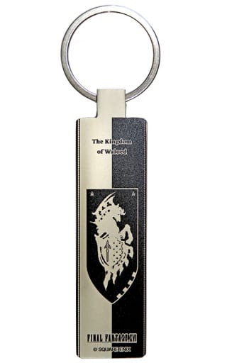 Final Fantasy XVI Waloed Kingdom Emblem Metal Mirror Keychain