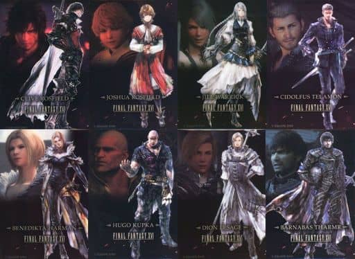 Final Fantasy XVI Character Magnet Set 8-Piece F Prize