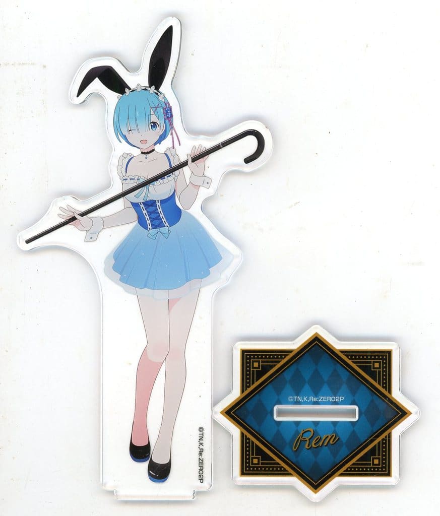 Rem BIG Acrylic Stand Magical Bunny Ver. Re:ZERO × Don Quijote