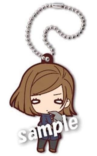 Nobara Kugisaki Nitotan Rubber Mascot Keychain - Jujutsu Kaisen - Takara Tomy Arts - Approx. 60 mm