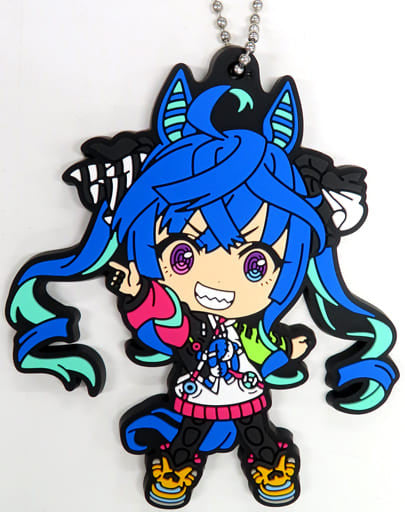 Twin Turbo Rubber Mascot Keychain - Ichiban Kuji Uma Musume Pretty Derby 7th Edition G Prize (Bandai Spirits, ~6cm, Pre-owned)