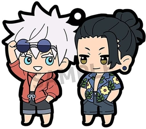 Satoru Gojo & Suguru Geto (Okinawa Ver.) Rubber Mascot Buddy Collection Vol.4 - Jujutsu Kaisen - MegaHouse - Height Approx. 65 mm (Pre-owned)