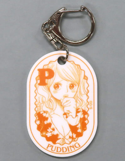 P. Charlotte Pudding Acrylic Initial Keyholder A Set - One Piece - Neutral Corporation - Approx. 6.5 x 4 cm (Pre-owned)