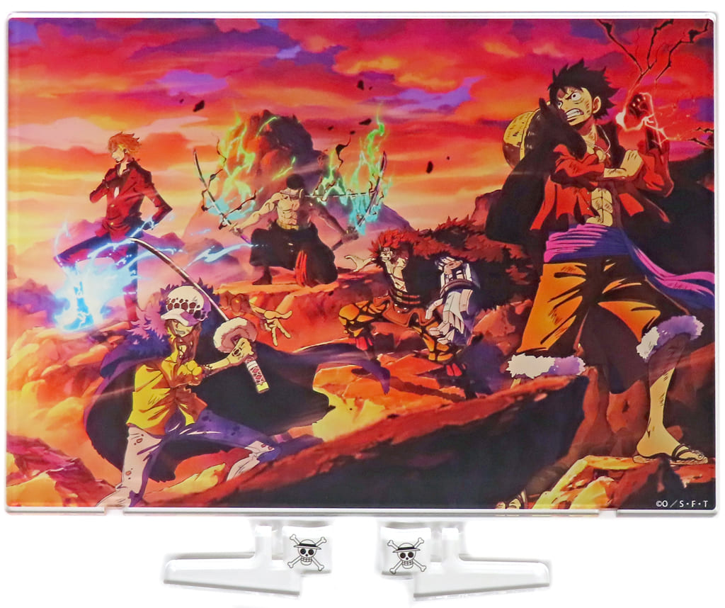 Wano Country Arc 2023 Key Visual Acrylic Panel A - One Piece Acrylic Display Panel (Approx. 210 mm)