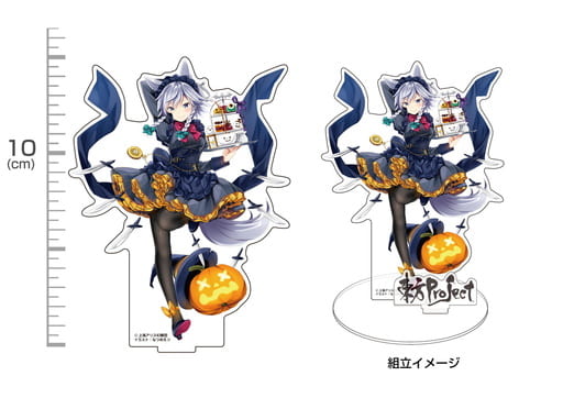 Sakuya Izayoi (Halloween) Acrylic Figure - Touhou Project - Cospa - ~15cm Pre-owned (Illustration by Natsume Eri)