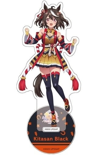 Kitasan Black Acrylic Stand Figure - Penguin Parade Drawn Illustration (Umamusume Pretty Derby Season 3) 160mm