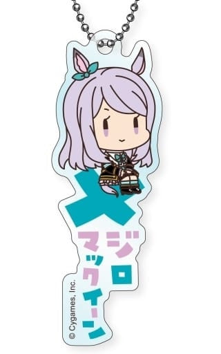 Mejiro McQueen Acrylic Keychain (Onamae Pitan Ko) - Umamusume: Pretty Derby | XEBEC 33×71mm Pre-owned