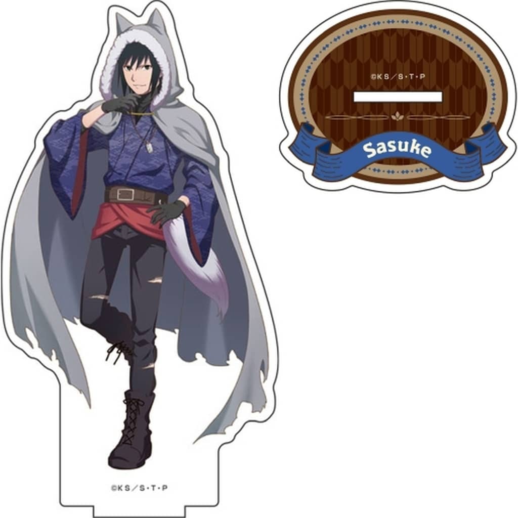Sasuke Uchiha Big Acrylic Stand - Medicos Entertainment - Naruto Shippuden (Approx. 145 mm) Pre-owned