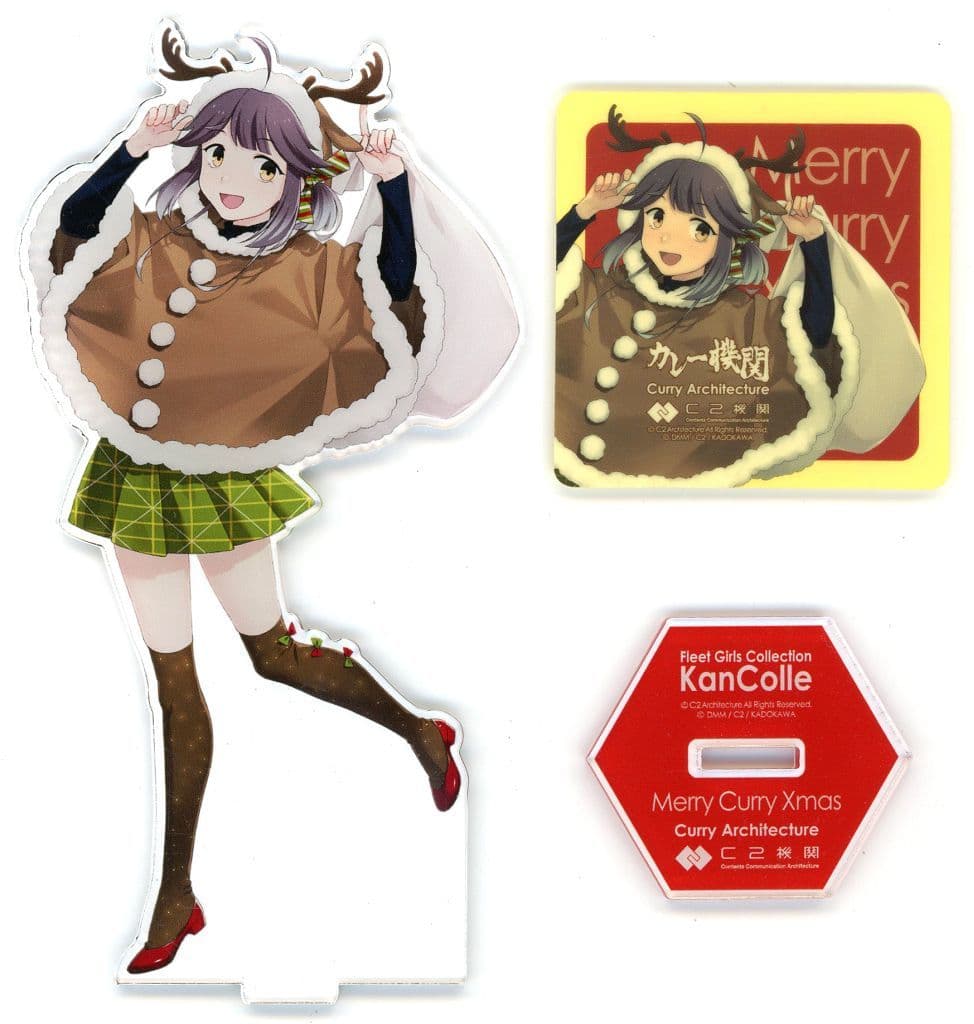 Hayanami Xmas Mode Acrylic Stand & Sticker Set