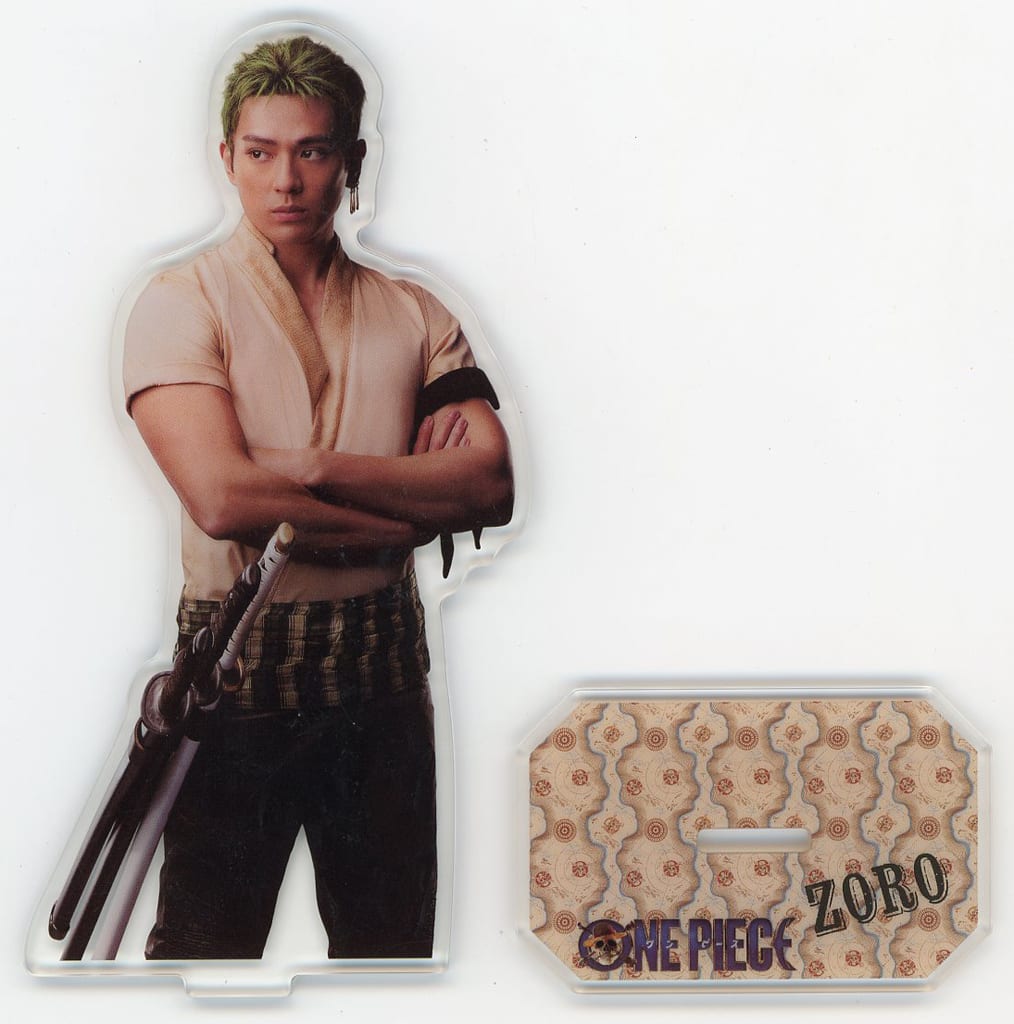 Roronoa Zoro Acrylic Stand - ONE PIECE (Netflix) - Furyu Prize Amusement Item - Approx. 12 cm (Pre-owned)