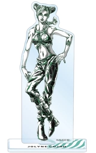 Jolyne Cujoh Ani-Art BLACK LABEL BIG Acrylic Stand - JoJo's Bizarre Adventure: Stone Ocean - ARMA BIANCA - Approx. 16.3 x 6.2 cm