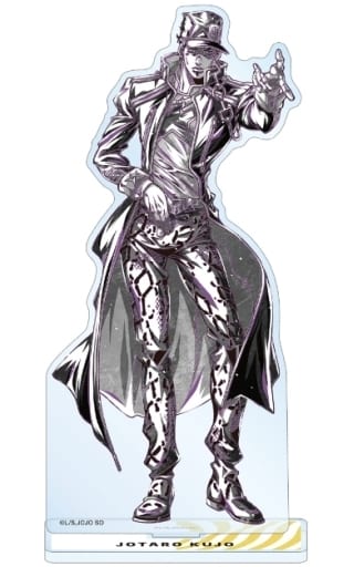 Jotaro Kujo Ani-Art BLACK LABEL BIG Acrylic Stand - JoJo's Bizarre Adventure (ARMA BIANCA) Pre-owned Approx. 16.3 x 6.2 cm