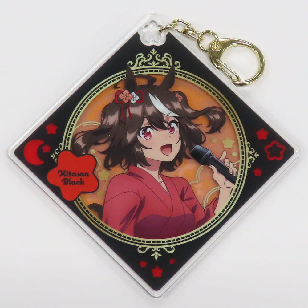 Kitasan Black Acrylic Keychain (Relax time) - Umamusume: Pretty Derby Season 3 NAMCO Promotion Charapop Store - Bandai Namco Amusement