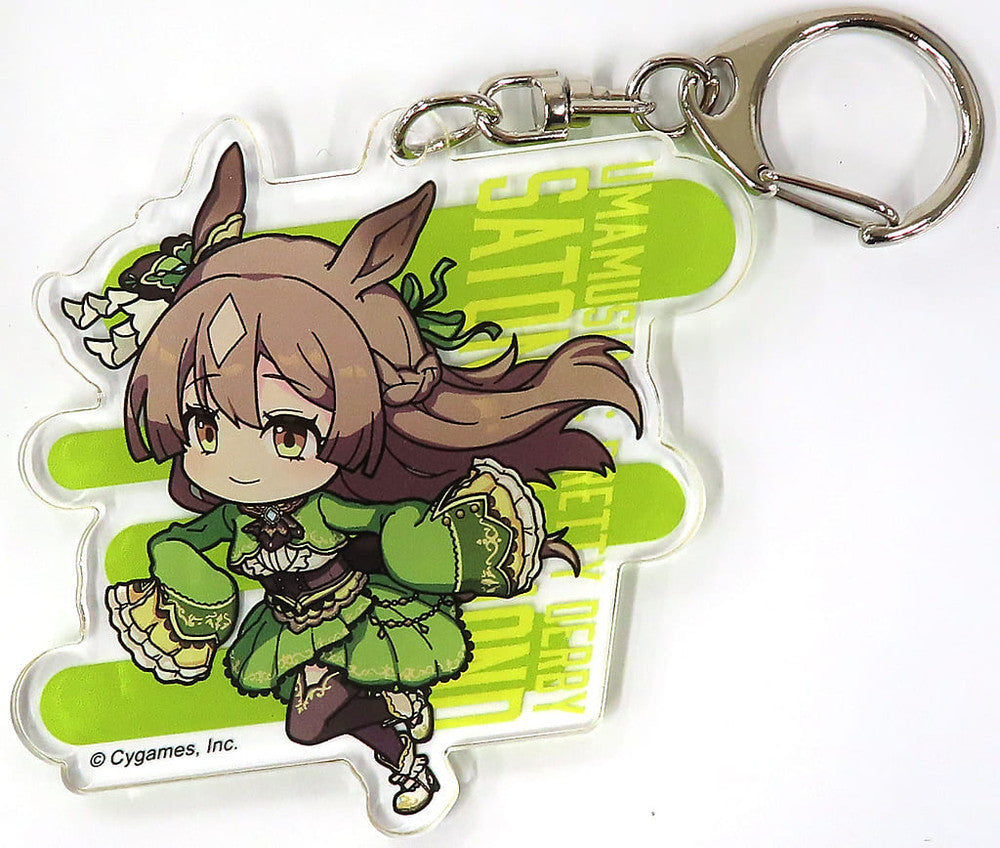 Satono Diamond Deformed Trading Acrylic Keychain - Umamusume: Pretty Derby × 7-Eleven 3rd Anniversary Exclusive (65mm)