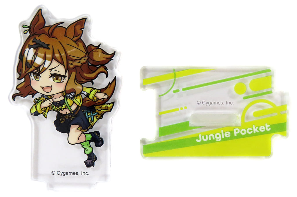 Jungle Pocket Trading Deformed Acrylic Stand - Umamusume Pretty Derby × 7-Eleven 3rd Anniversary (CDG) 60×50mm
