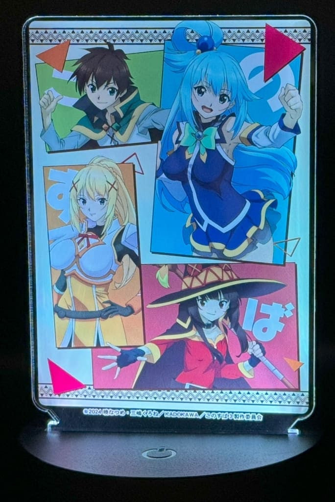 KonoSuba: God's Blessing on This Wonderful World! 3 Rainbow Acrylic Stand