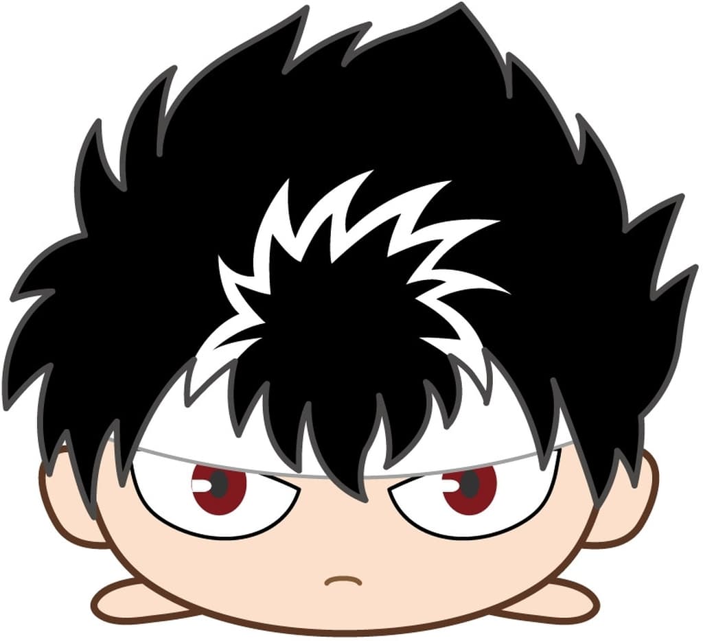 Hiei Yu Yu Hakusho Gororin Mascot Keychain