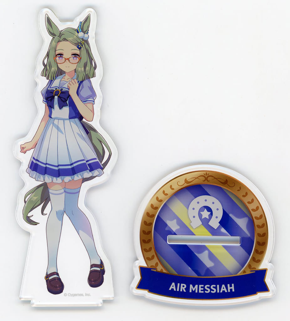 Air Messiah (School Uniform Ver.) Official Acrylic Stand - Umamusume Pretty Derby - Cygames - 48×137mm (Pre-owned)