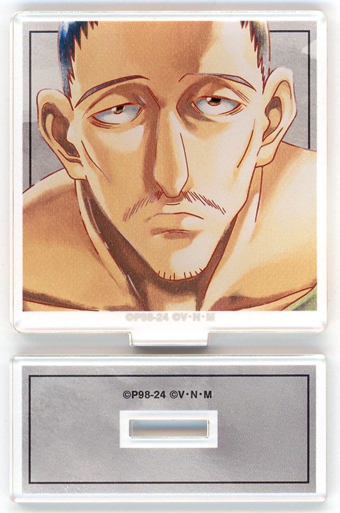 Nobunaga Hazama Acrylic Stand - HUNTER×HUNTER Ani-Art Animate Fair in 2024 (ARMA BIANCA) Approx. 64 x 60 mm - Pre-owned