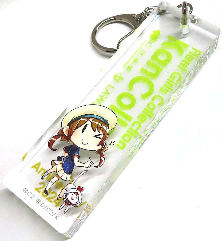 Kantai Collection Error Girl & Error Cat Acrylic Keychain