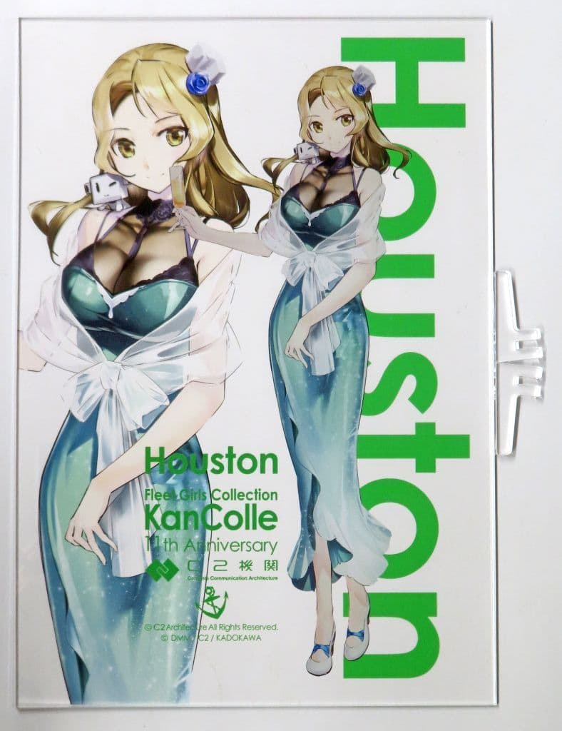 Houston 11th Anniversary Cocktail Dress Acrylic Board